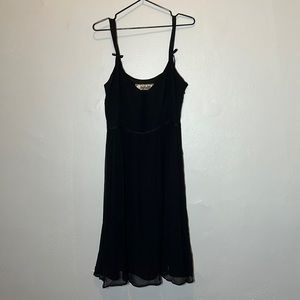 Anthropologie Deletta Black Silk Dress